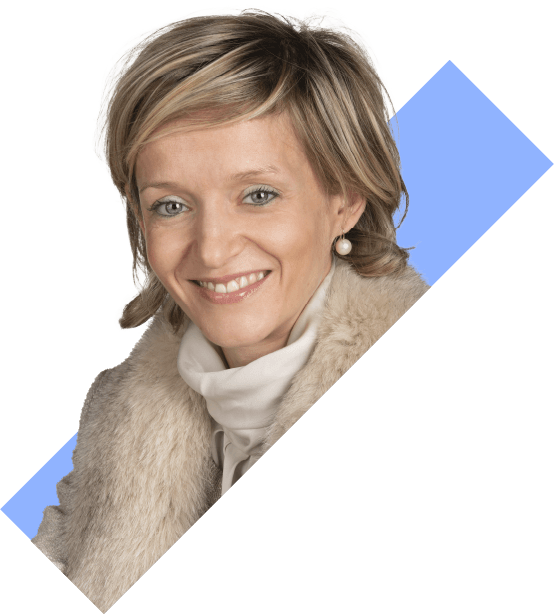 Portret van Evy Claeys, juridisch en economisch expert, die zich in 2009 aansloot bij Cleays Expertise met een nieuwe juridische en economische benadering.